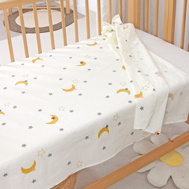 婴儿床单纯棉a类夏季儿童拼接床透气全棉床单宝宝小床单可定制