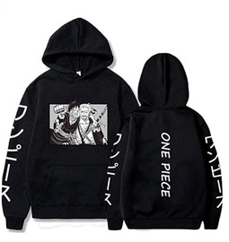 海贼王One Piece索隆周边动漫加绒宽松连帽衫卫衣anime hoodie