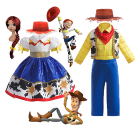 迪士尼cosplay服装儿童玩具总动员，衣服迪士尼男童，装扮演出服女孩