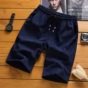 Trùng Khánh thanh niên quần pyjama mùa hè quần short nam năm quần cotton quần thể thao nhà thông thường có thể được mặc bên ngoài quần cát - Quần tây