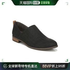 美国直邮dr.scholl's女士时尚休闲鞋平底鞋皮鞋脚蹬圆头豹纹