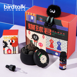 birdtalk“煤球君”精油扩香石家用室内持久晶石香薰摆件卧室礼盒