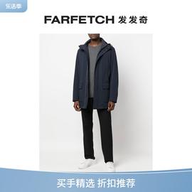 paul&shark男士填充中长外套farfetch发发奇