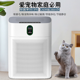 宠物空气净化器吸毛发除臭异味烟味病毒猫狗家用卧室除甲醛净化机