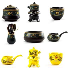 高档琳诺佳(linnuojia)盖碗，茶杯陶瓷茶壶茶漏单个茶洗公道杯自动