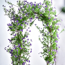 仿真花满天星小花藤假花藤条塑料藤蔓植物空调管道装饰吊顶遮挡墙