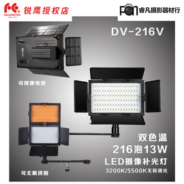 锐鹰led外拍摄影灯dv摄像led补光灯外拍灯摄影器材dv-216v