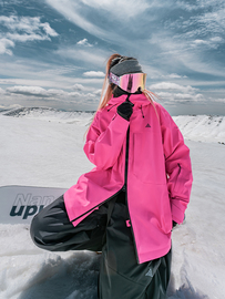 南恩3L滑雪服女滑雪衣单板双板防水滑雪外套2023美式男款雪服