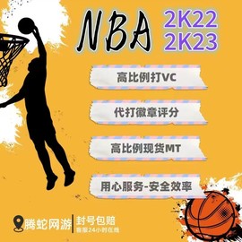 PC NBA2K23 nba2k22MT 刷VC金币 人物徽章能力值提升安全手打代练