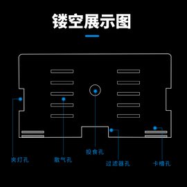 鱼缸盖加厚高透明长方形玻璃鱼缸乌龟缸亚克力盖子防尘防鱼跳盖子