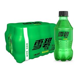 雪碧无糖300ML*12瓶柠檬味汽水无糖碳酸饮料可口可乐饮品美味便携