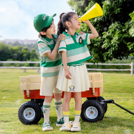 小学生校服套装夏季短袖幼儿园园服毕业照班服六一儿童合唱表演服