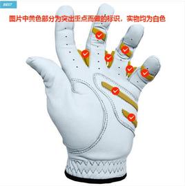 韩国MONKEY羊皮高尔夫男女左手用防滑全指手套driver专用垫