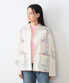 日代 BEAMS BOY Boy cross stitch jacket 24SS 十字绣印花夹克