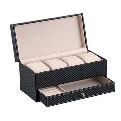 leather watches receive box men's business drawer man wa