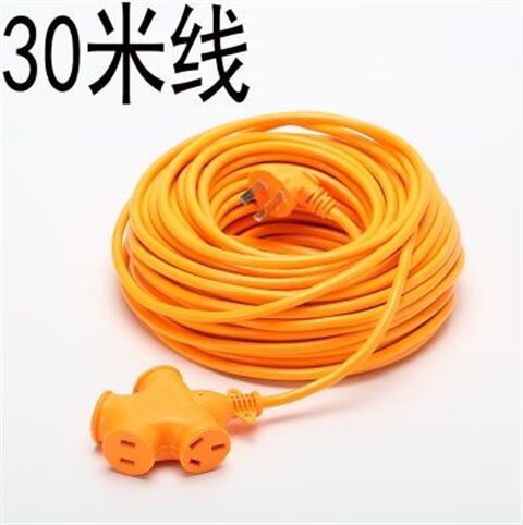 longer moving coil cable socket extension cord spool of wire