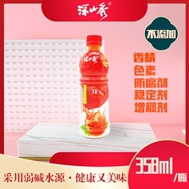 深山秀山楂果汁饮料，358ml*6瓶酸甜可口直营