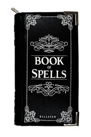 潮牌KILLSTAR Book Of Spells哥特朋克摇滚黑书钱包手包