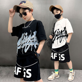 男童夏装短袖T恤2024中大童男孩夏季童装7韩版8宽松9儿童衣服