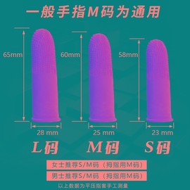 手指套乳胶防滑耐磨工业防护劳保加厚工作一次性橡胶橙色护指指套