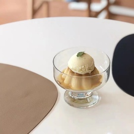 ins网红餐厅高颜值玻璃雪糕杯酸奶杯甜品杯北欧风慕斯杯冰淇淋杯