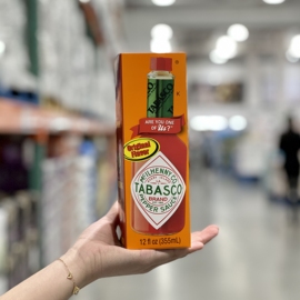 美国tabasco辣椒汁，辣椒酱355ml西餐披萨，牛排意面调味酱costco