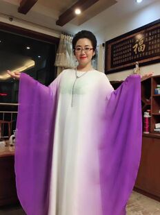 禅舞服装 长裙 女白色仙女连衣裙两件套中国风禅舞服茶服宽松大码