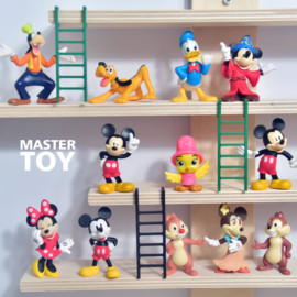 原单散货米奇米妮唐老鸭花栗鼠，多款造型卡通公仔模型摆件玩具
