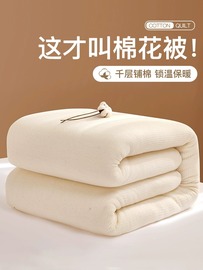 100%新疆棉花被芯春秋被子四季被棉絮棉胎空调，垫被褥单人学生宿舍