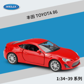 WELLY威利1：36 丰田TOYOTA 86仿真合金汽车模型回力车玩具