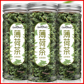 薄荷叶茶 泡水花茶花茶干薄荷泡茶非特级散装可搭玫瑰花柠檬