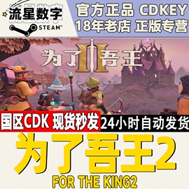 Steam正版国区KEY 为了吾王2  For The King2 激活码CDKEY