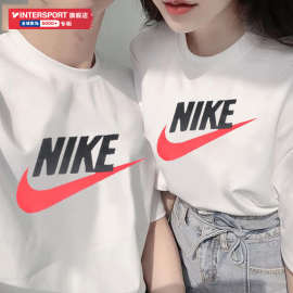 nike耐克t恤女情侣，短袖男夏季女士运动服，透气女装体恤衫七夕