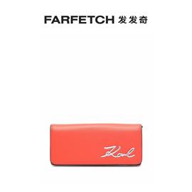 karllagerfeld女士kautograph长款翻盖钱包，farfetch发发奇