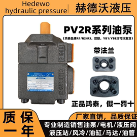 低噪音高压油泵PV2R1 PV2R2 PV2R3 YB-E仙居泵定量叶片泵双联