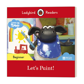 英文原版 Ladybird Readers Beginner Level Timmy Let's Paint!小瓢虫分级读物入门级 跟 小小羊提米一起画画 英文版 进口英语书