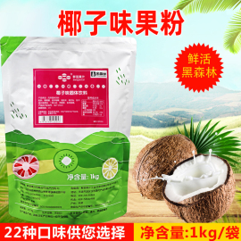 黑森林椰子粉果味粉果味粉 鲜活果粉奶茶果粉椰香粉1kg