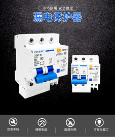 上海人民漏电开关DZ47LE2P63A空气开关带漏电保护器空开断路器C45