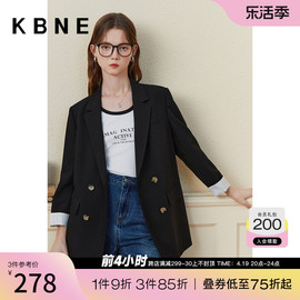 西装外套女春秋女神范上衣(范上衣)kbne2024春季小个子，今年流行小西服