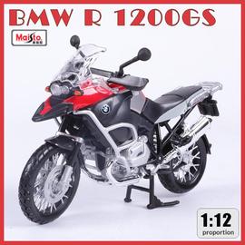 maisto美驰图112宝马，bmwr1200gs仿真摩托车模型收藏摆件