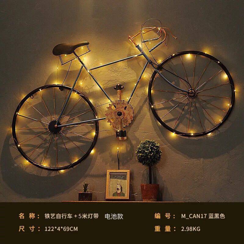 工业风墙面上装饰酒吧奶茶理发服装烧烤店墙壁创意铁艺自行车挂件|ruв категории Домашний быт, роспись - от Buy2taobao.com для оказания профессиональной услуги покупки агента Taobao