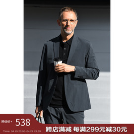 JSSD HOMME 2024春季免烫男士西装速干四面弹休闲平驳领西服