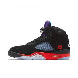 Air Jordan AJ5 黑红紫葡萄经典运动休闲篮球鞋 CZ1786-001