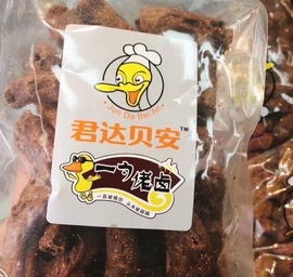 君达贝安一勺老卤风干鸭脖400g 古法工艺 酥香可口 干香耐嚼 椒盐