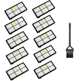 适配iRobot扫地机器人配件800 900系列 滤网 8系9系 10个艾罗伯特