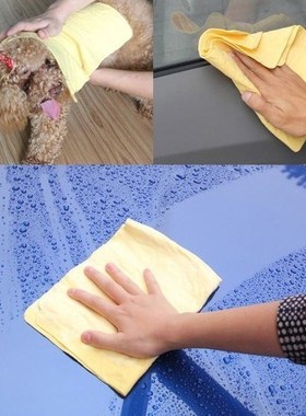 absorption synthetic deerskin pva chamois cham car wash to