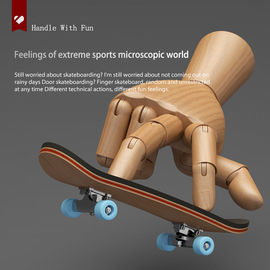 专业型枫木手指滑板场地道具入门级，成年玩具迷你指尖滑板轴承全套