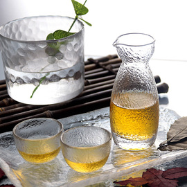 日式酒具玻璃清酒杯烧酒壶果酒杯梅子白酒杯(白酒杯)小玻璃温酒器家用套装