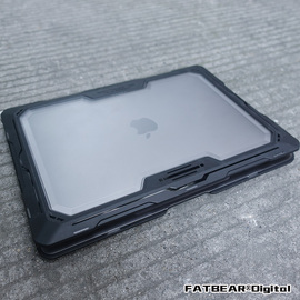 肥熊EDC适用苹果MacBook Pro/M2/M1/13寸/13.3寸/2022/2020款防摔保护壳电脑壳军事风战术外壳保护套外套