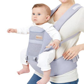 婴儿背带腰凳多功能，腰凳透气宝宝前抱背带，腰凳儿童背带